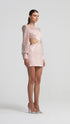 Cut Out Lotus Mini Dress